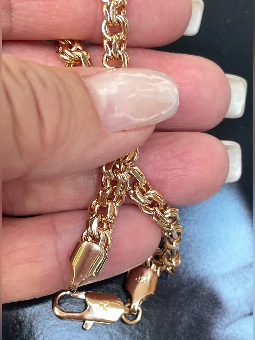 Bismark Gold plated 18k Chain Bracelet - Elegant Women’s Men’s Jewelry